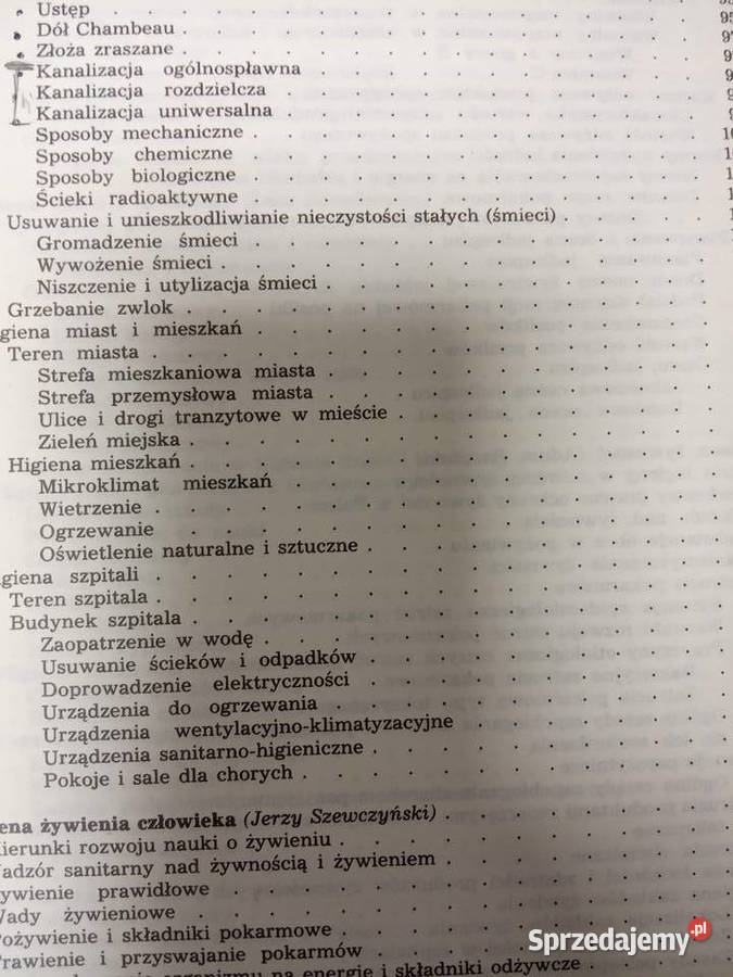 Ochrona zdrowia podręczniki szkolne antykwariat Warszawa