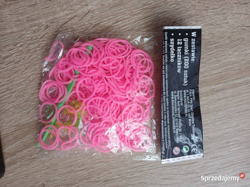 Zestaw Loom Bands gumki łączniki szydełko Chrzanów sprzedam