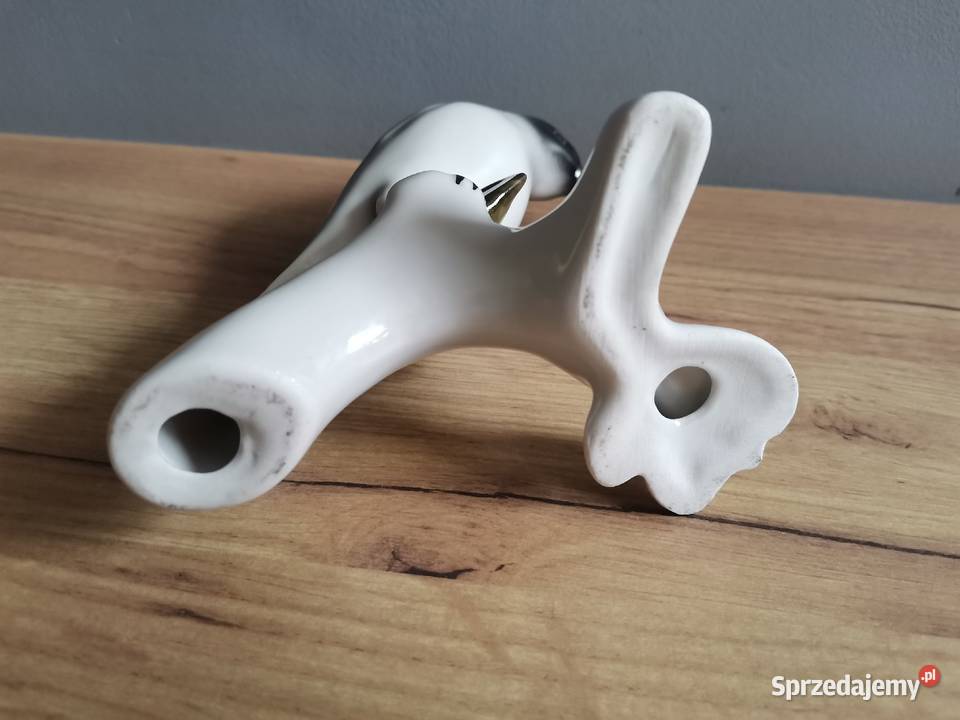 Stara figurka porcelanowa Ptak Dzieżba Katowice