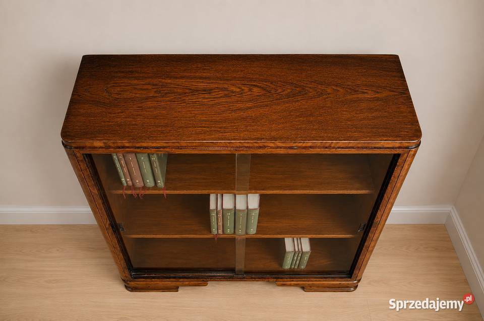 Witrynka Biblioteczka Komoda Art Deco dąb Meble Poznań