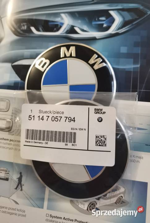Znaczek Emblemat zamiennik na klape do BMW E81 Poznań