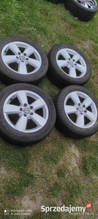 Alufelgi Vw caddy 5x112 zimowe Samochodowe Miedziana Góra sprzedam