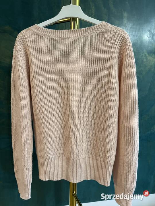 Sweter damski L Terranowa róż pudrowy perełka Moda i Styl Częstochowa