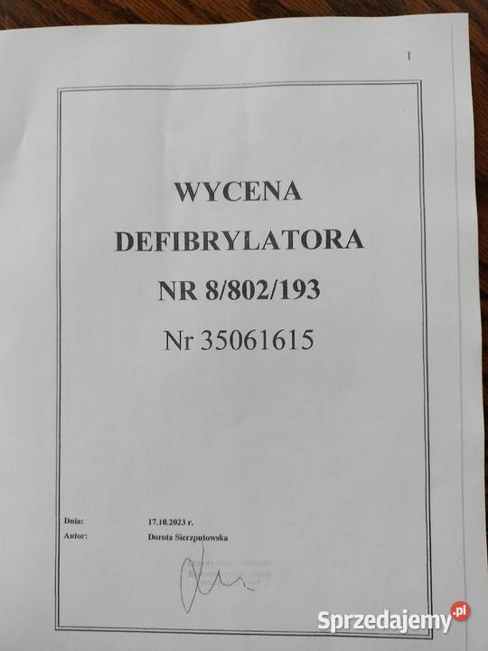 defibrylator lifepak 12 lubuskie