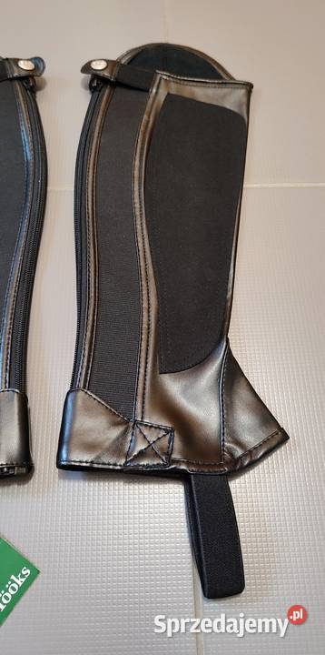 Czapsy CRW z gumami skóra ekologiczna XS