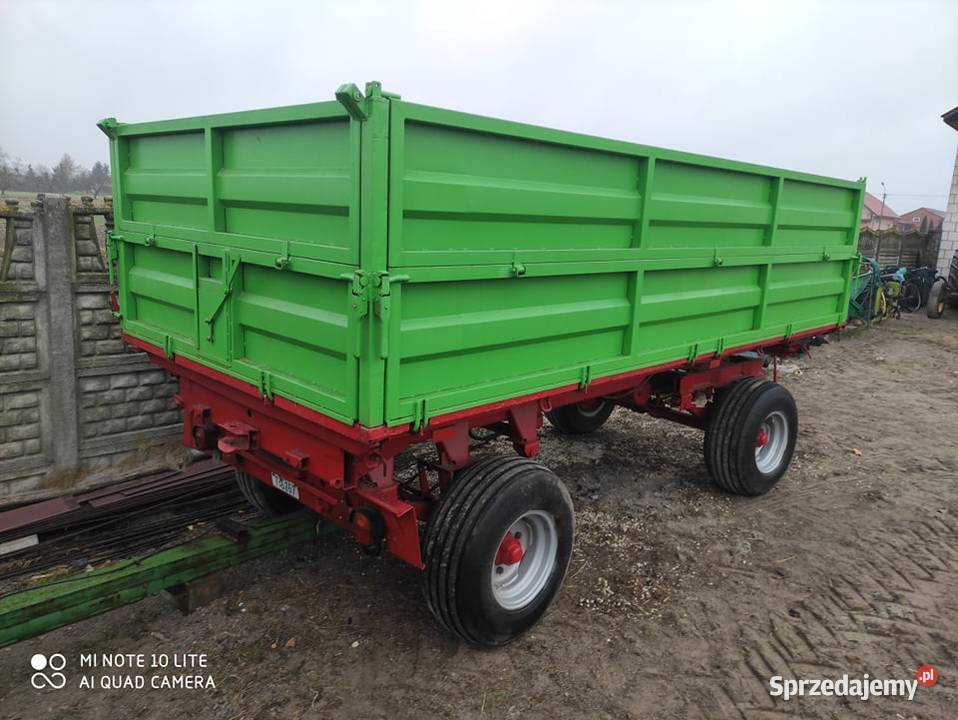 Przyczepa 8 tonowa wywrotka na 3 strony nieuszkodzony Radom