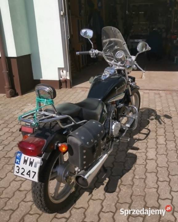 Junak 131 MOTOCYKL 125ccm stan b niski przebieg czarny Łomża