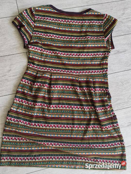 sukienka z kolorowej dzianiny Attrattivo Częstochowa sprzedam