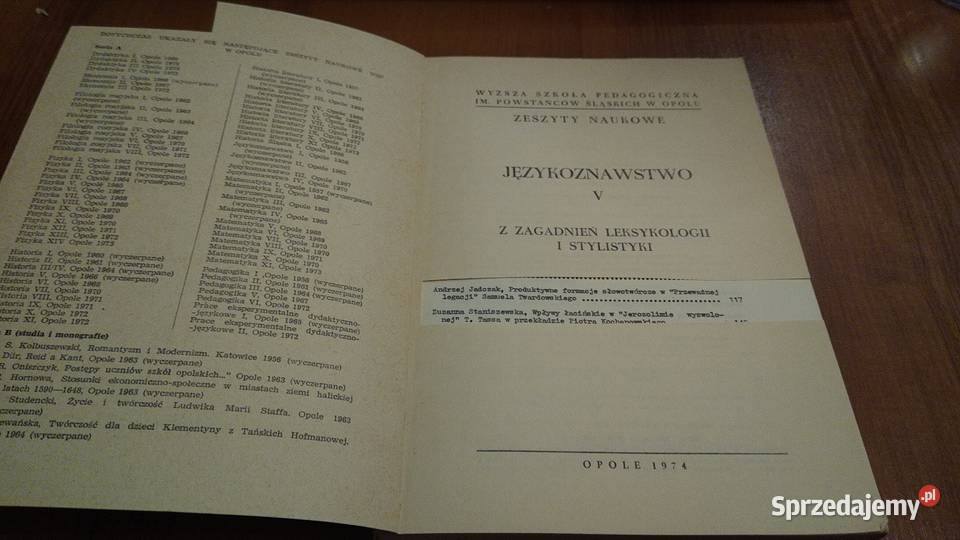 Z zagadnień leksykologii i stylistyki Henryk Rok wydania 1974 pomorskie Gdańsk