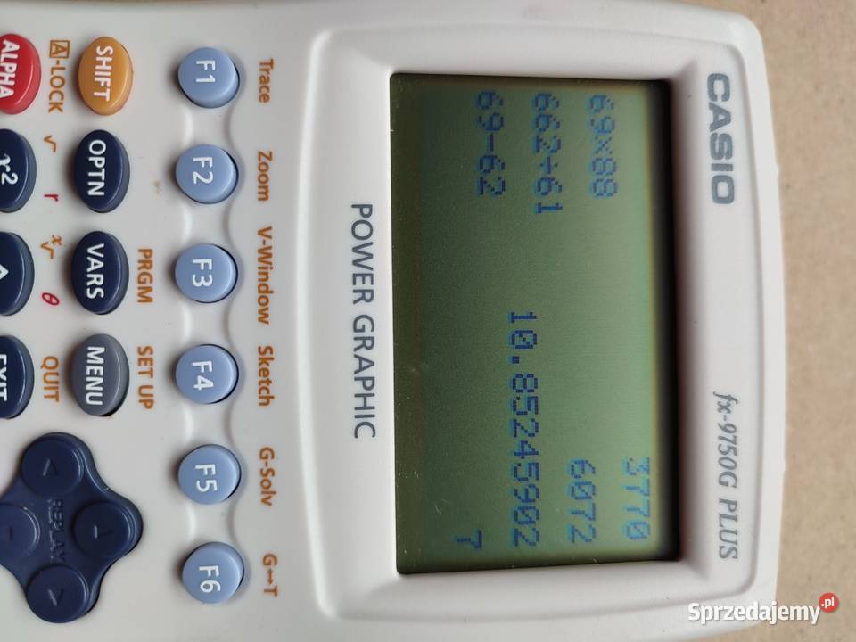 kalkulator naukowy Casio FX9750G Plus śląskie Myszków