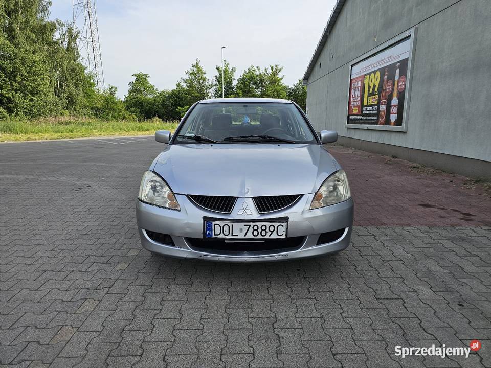 Mitsubishi Lancer zadbany bez wkaldu srebrny Syców