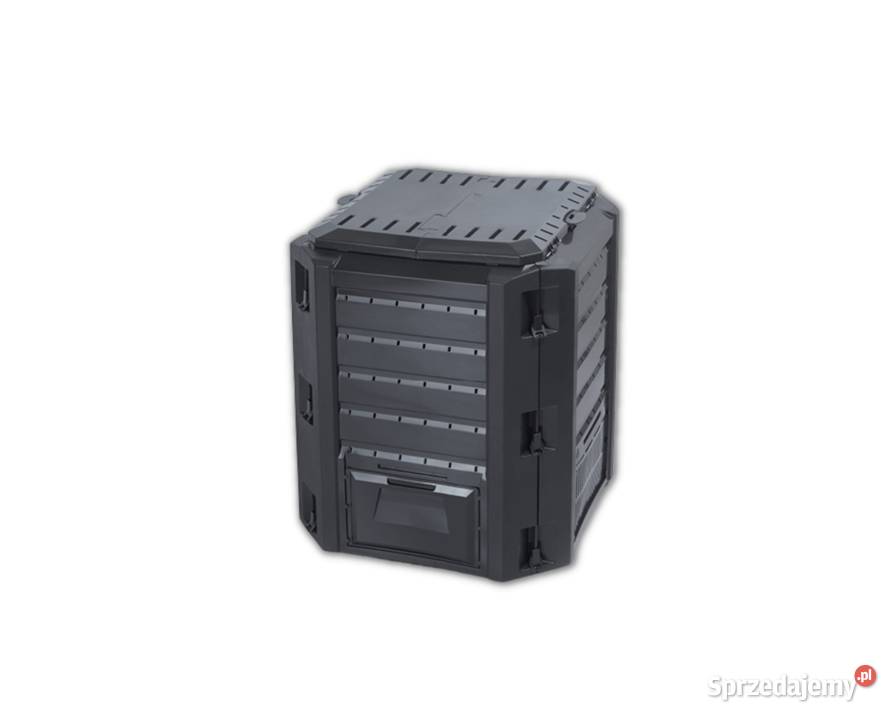 Kompostownik modułowy 2 Komorowy Czarny 800 L Gdańsk