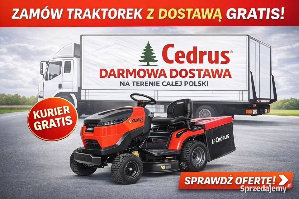 Traktorek ogrodowy Cedrus CTrac 65MC małopolskie Gorlice