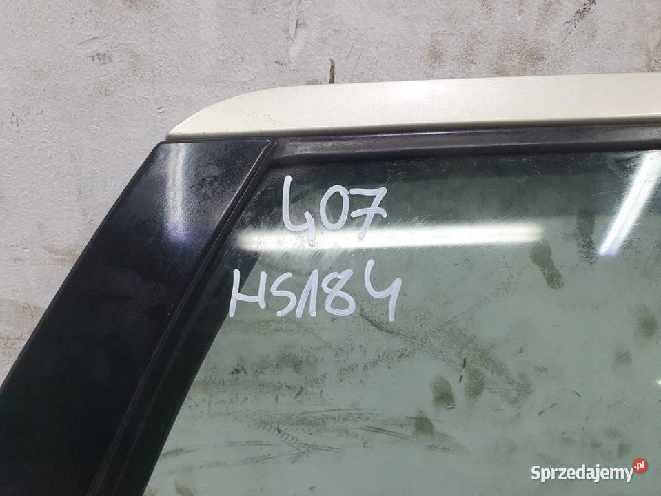DRZWI PRAWY TYŁ KOMBI KOMPLETNE PEUGEOT 407 osobowe
