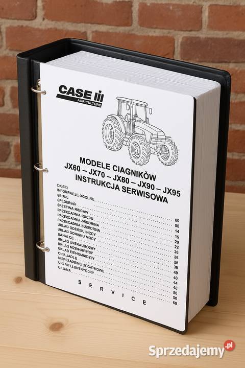 CASE JX 6070809095 instrukcja napraw Polsku Gdańsk
