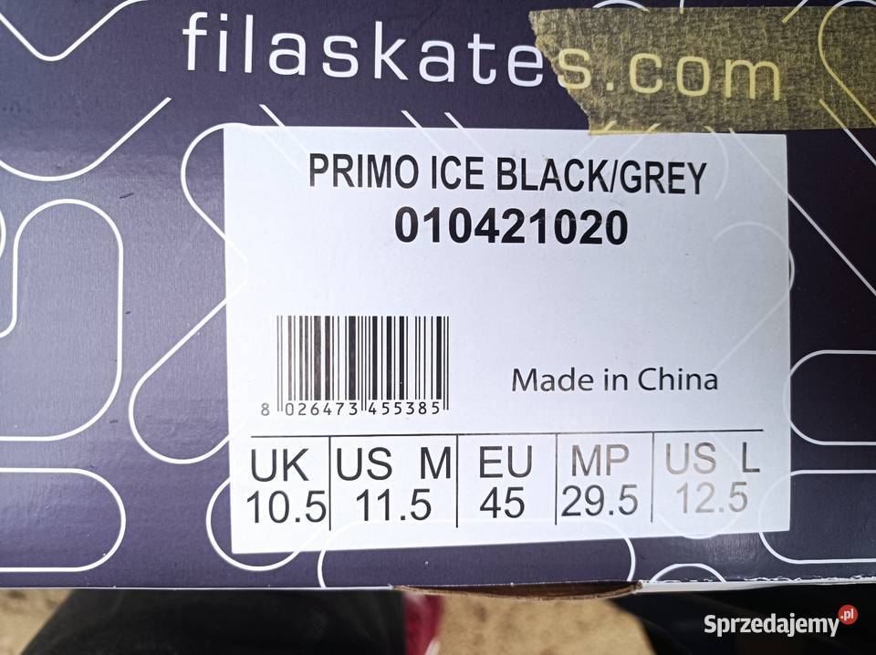 Nowe lyzwy hokejowe 45 rozmiar fila profesional Sporty zimowe Pionki