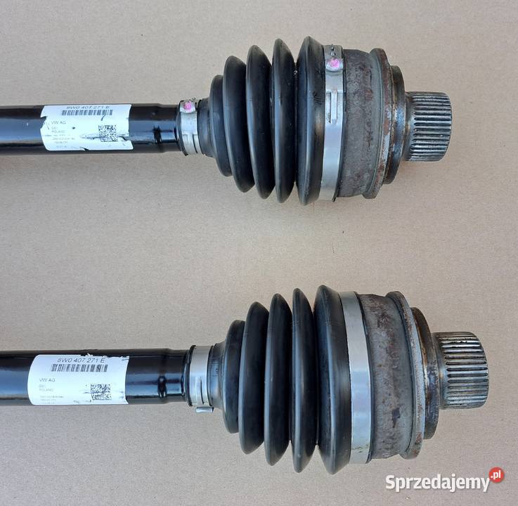 Półoś komplet LP Audi A4 B9 A5 8W0407271E dolnośląskie Mielęcin