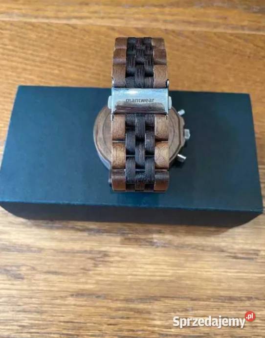 Drewniany zegarek Plantwear Chronograph Zegarki i Biżuteria Lublin