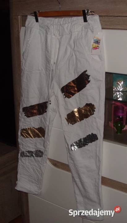 NOWE białe gnieciuchy Farba Collectionr LXL Moda i Styl wielkopolskie Rawicz