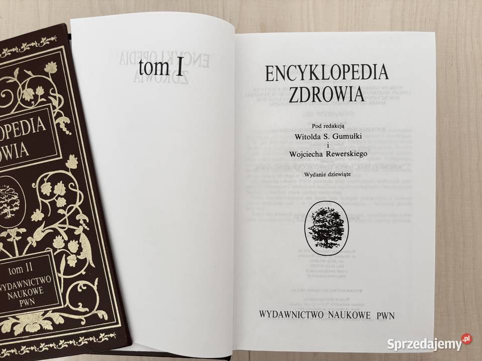 ENCYKLOPEDIA ZDROWIA 2 TOMY 2001 encyklopedie, słowniki, leksykony Książki naukowe i popularnonaukowe Myślęcinek