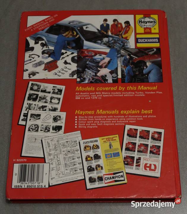 Haynes AUSTIN METRO MG Vanden Plas 19801989 Siedlce sprzedam