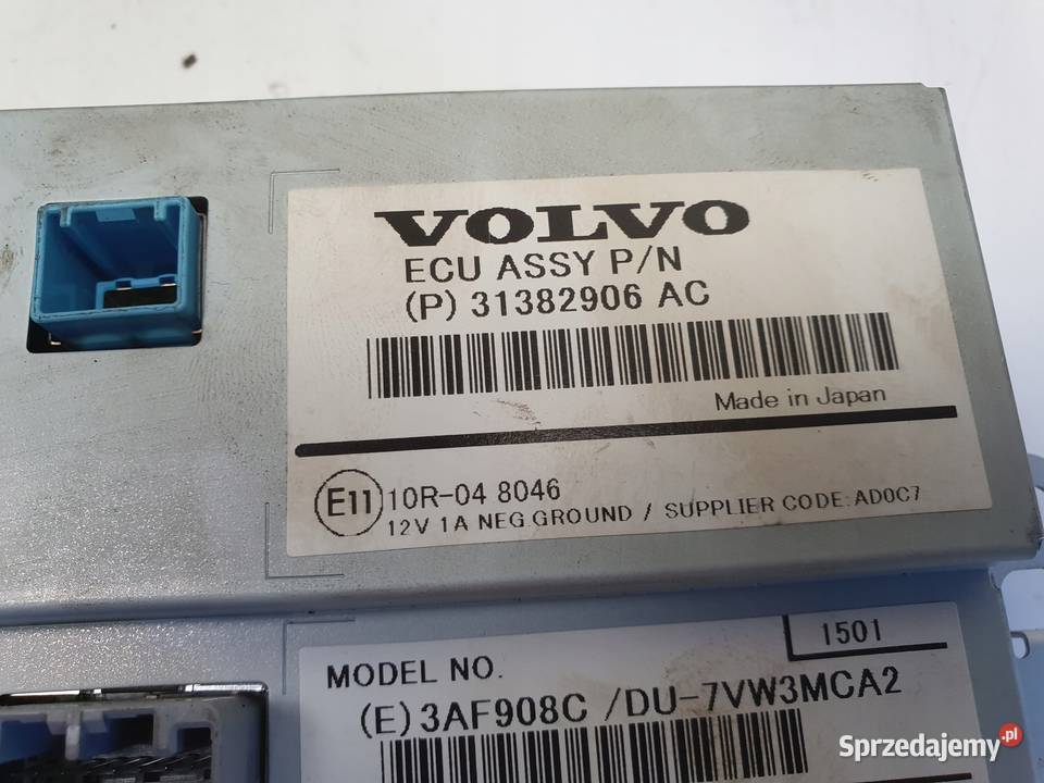 Volvo V40 II EKRAN NAWIGACJI Wyświetlacz monitor lubelskie Chełm