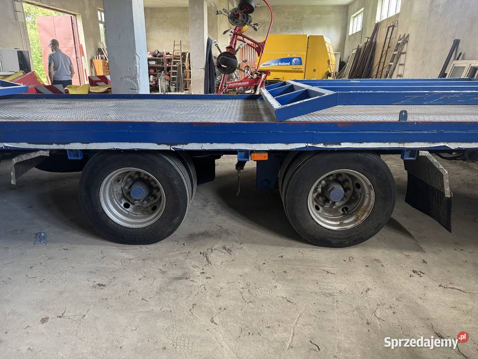Platforma do Bel AUTOREMONT 12m2m Wysuw nieuszkodzony Przyczepy rolnicze Białystok sprzedam