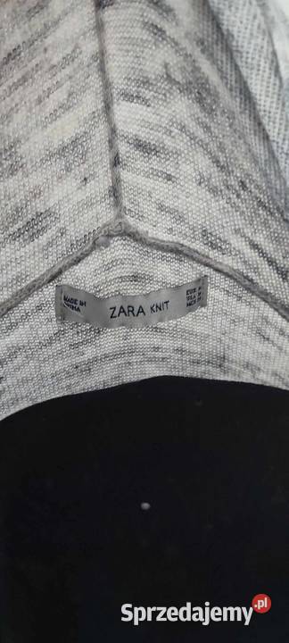 Szare damskie ponczo Zara w rozmiarze M Zara sprzedam