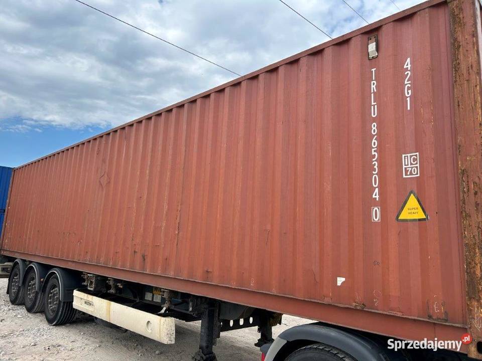 Kontener morski magazynowy budowlany 40 DV CW Brodnica