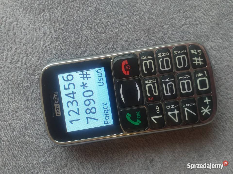 maxcom MM462BB telefon seniora sos com mm 462 bb Sandomierz sprzedam