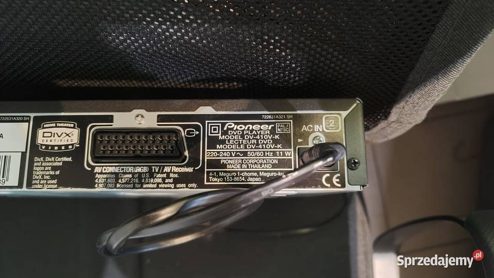 Odtwarzacz DVD Pioneer DV410VK Pioneer