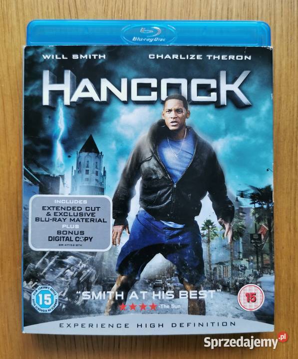 Hancock Bluray DVD En 2008 Will Smith Charlize Parzęczew