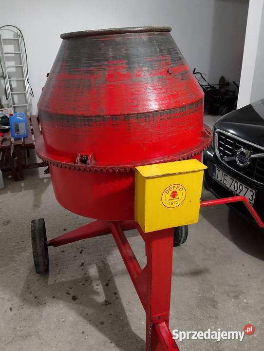 Betoniarka firmy defro Chwaścice