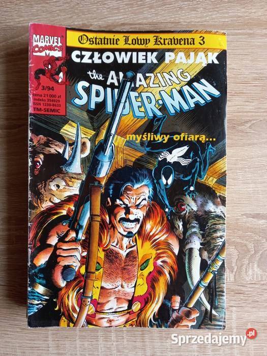 Kolekcjonerskie komiksy z lat 90tych SpiderMan Koszalin