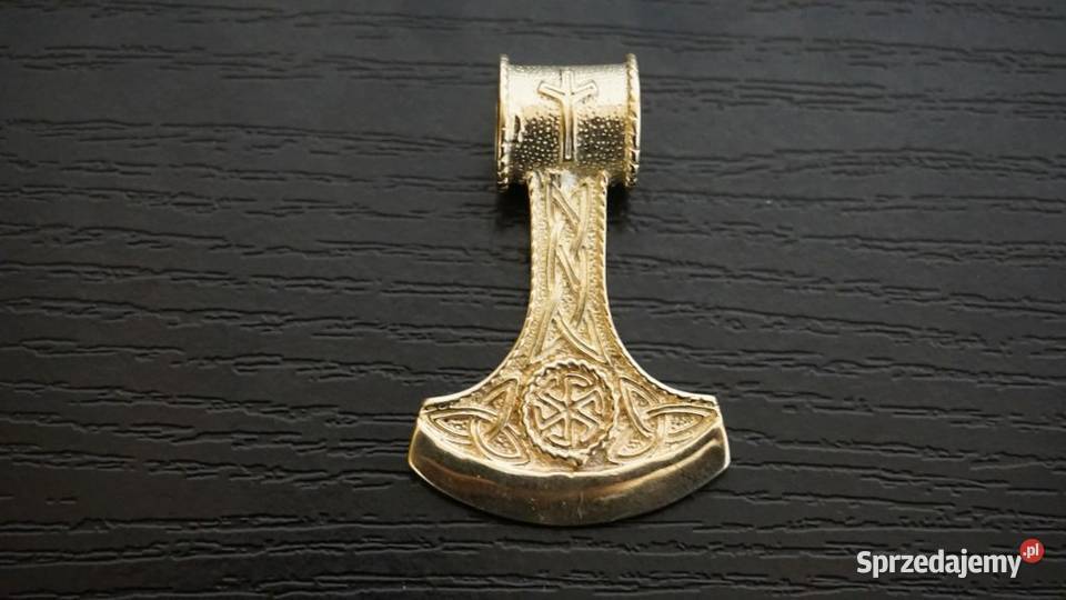 ZŁOTY WISIOREK ZAWIESZKA RĘKAWICA PISTOLET MŁOT Warszawa