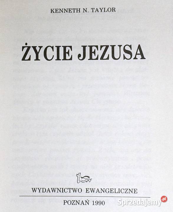Życie Jezusa Kenneth Taylor Chełm