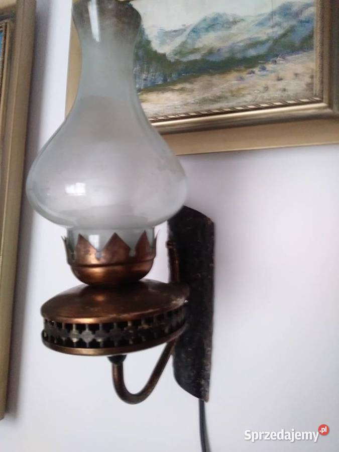 vintage kinkiet metaloplastyka sprzedam