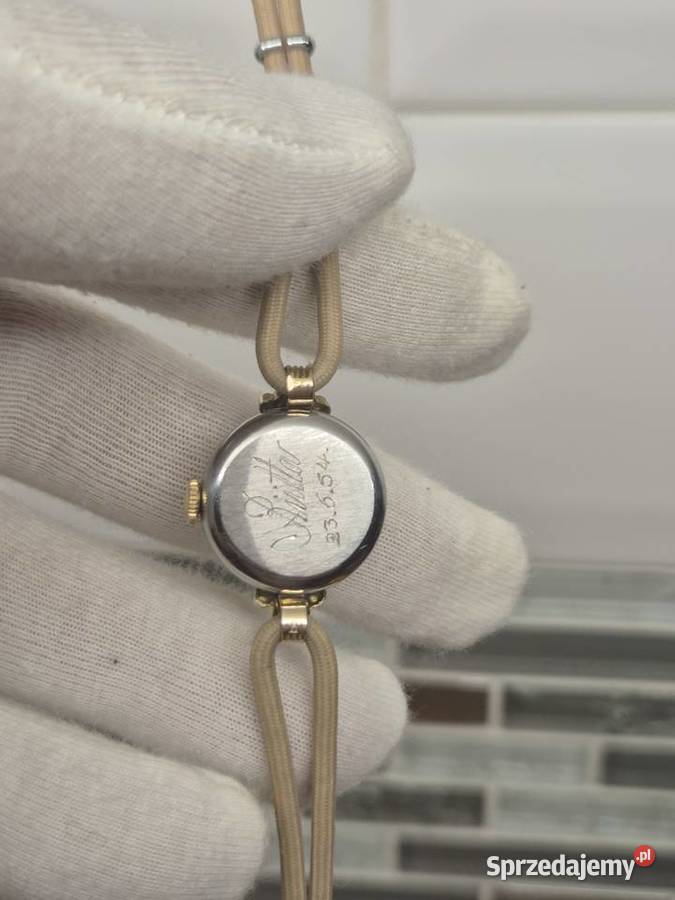 Damski zegarek vintage Girard Perregaux Au 20 Antyki Chorzów