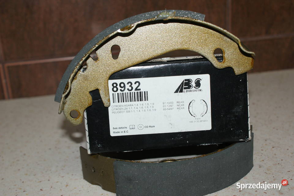 8932 ABS SZCZĘKI HAMULC PEUGEOT 306 9300 Szczęka Białobrzegi