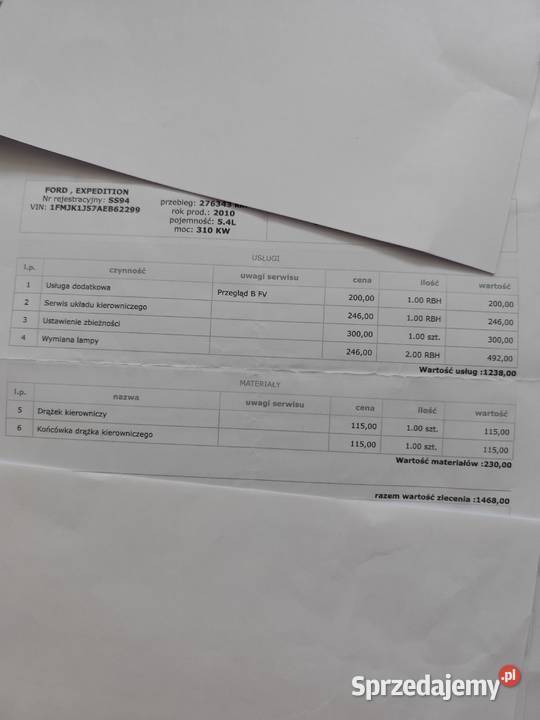 Ford expedition 2010 54 Eddie Bauer 280000km Zawiercie