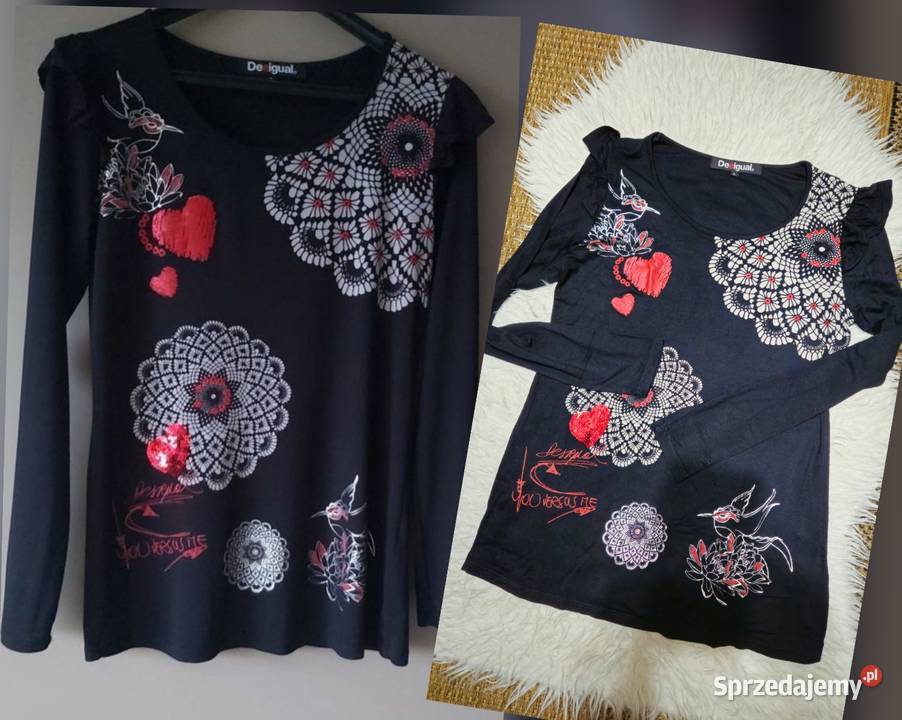 Desigual bluzka rozmiar L Inny materiał Bluzki i koszule Lublin