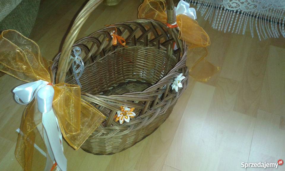 Ozdoby na koszyk na wódkę weselną Rzeszów