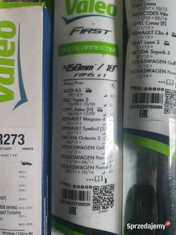 Pióra wycieraczki VALEO przódtył Audi A3 8P Pozostałe Zabrze