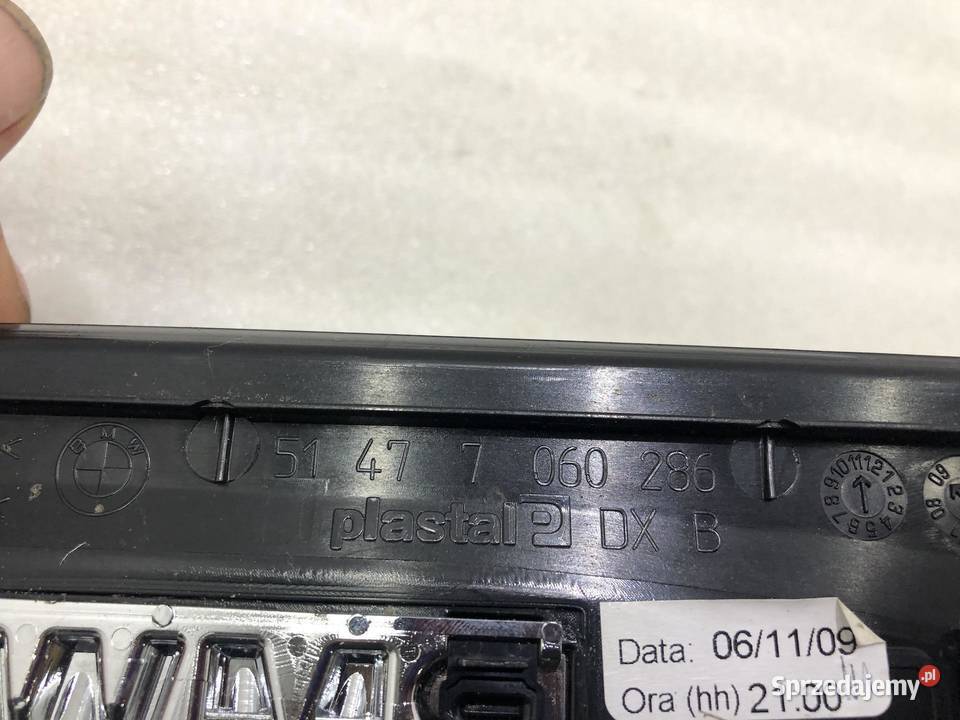 NAKŁADKA PROGU PRAWY TYŁ BMW SERIA 3 E90 7060286