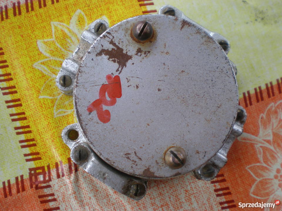 Zabytkowa puszka aluminiowarozeta retro Gorzów Wielkopolski