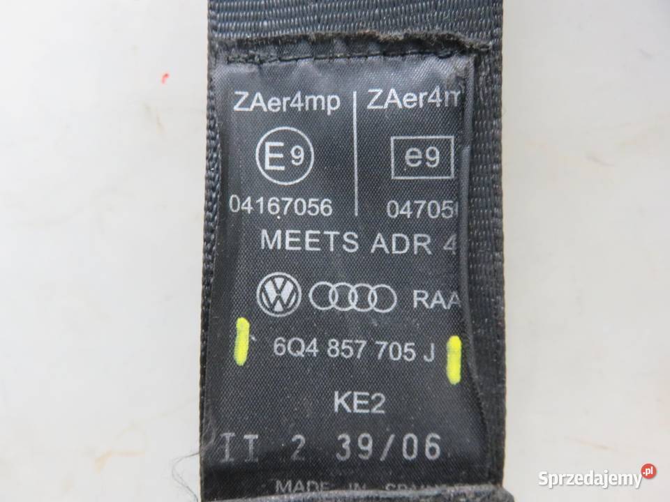 PAS LEWY PRZEDNI VW POLO IV 9N 6Q4857705J sprzedam