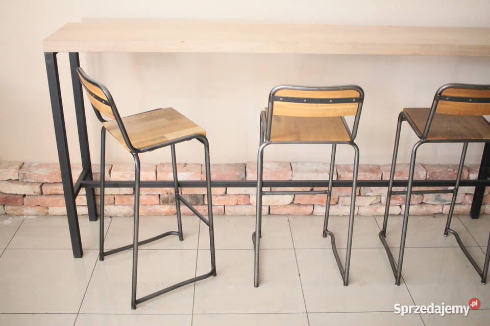 Stolik barowy komplet hokerów Dom i Ogród