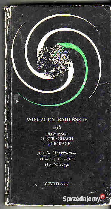 3935 WIECZORY BADEŃSKIE CZYLI OPOWIEŚĆ O STRACHA Czyrna sprzedam