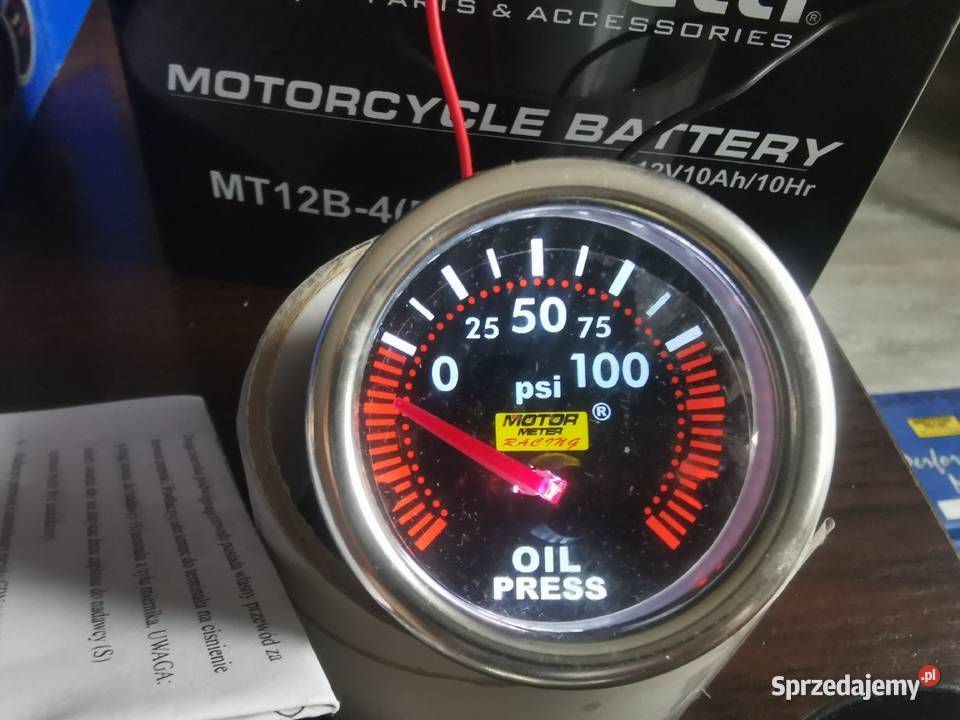 Wskaźnik zegar ciśnienia oleju