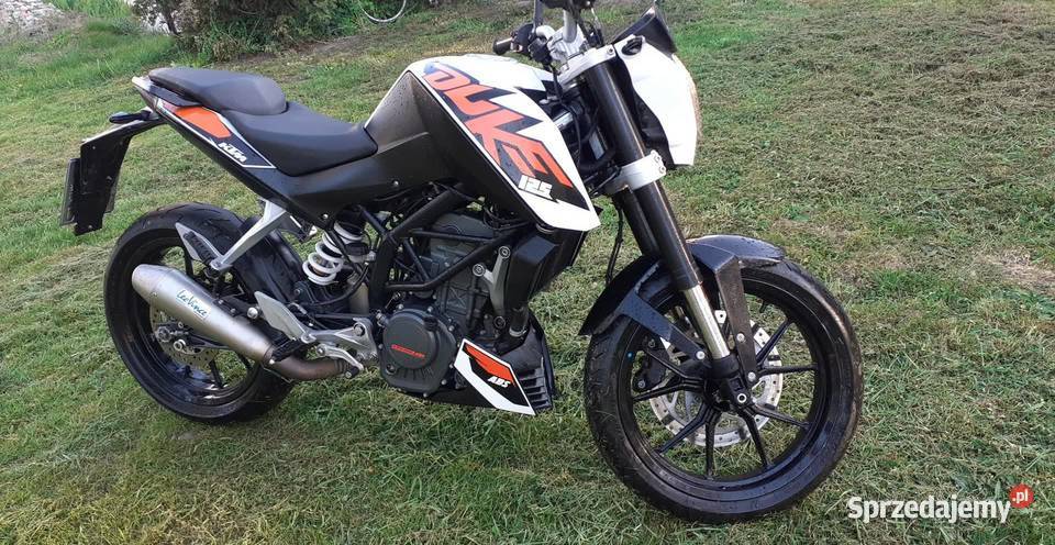 KTM Duke 125 Rok produkcji 2014 śląskie Kłobuck